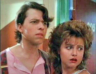 JoAnn Willette with Jon Cryer in AMAZING STORIES