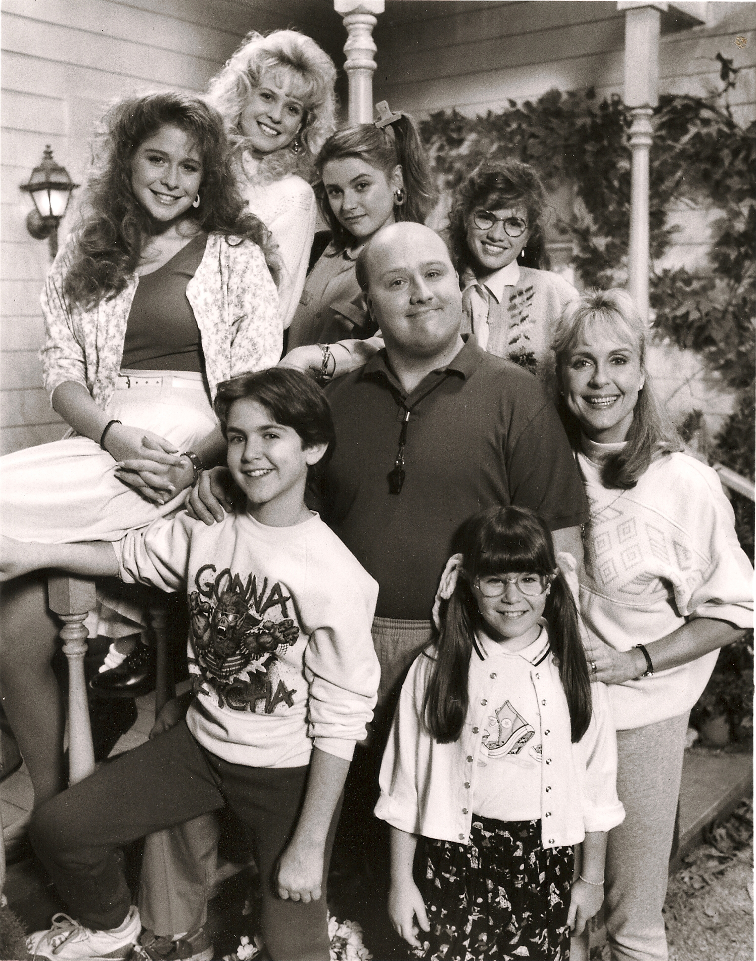 Cast of JUST THE TEN OF US: Jamie Lunar, Brooke Theiss, JoAnn Willette,Heather Langenkamp, Matt Shakman, Bill Kirchenbaeur, Deb Harmon, and Heidi Zeigler