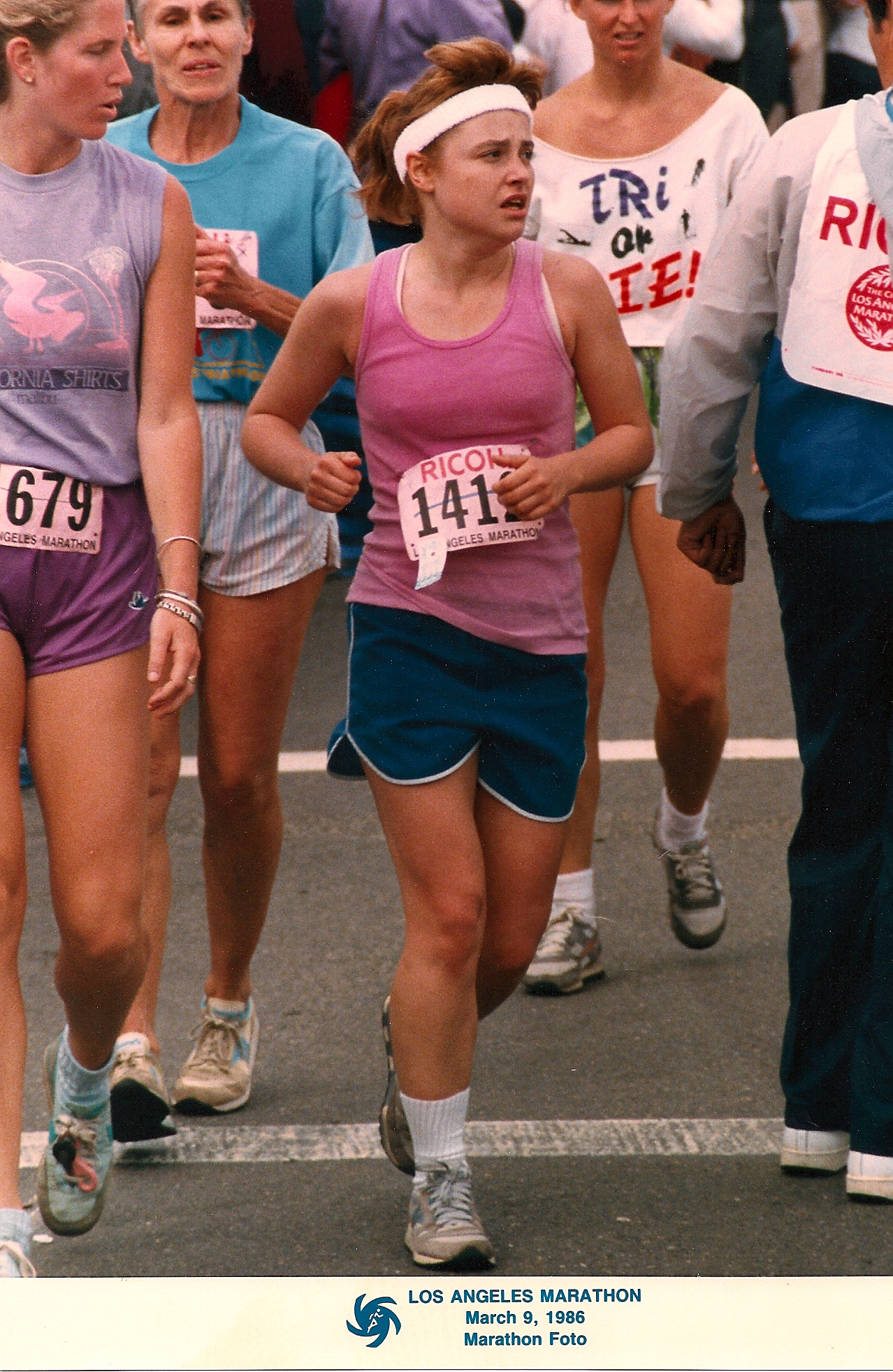JoAnn Willette, 1ST LOS ANGELES MARATHON, March 9th 1986