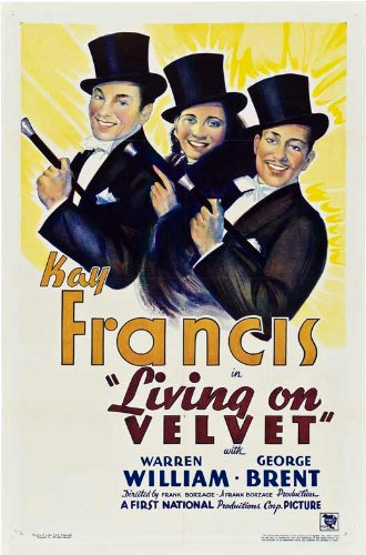 George Brent, Kay Francis and Warren William in Living on Velvet (1935)