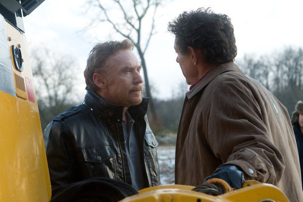 Still of Danny Bonaduce and Barry Williams in Bigfoot (2012)