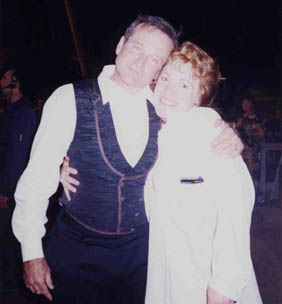 Robin Williams and Darlene Ava Williams