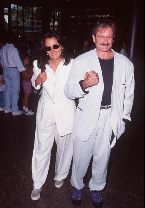 Robin Williams and Marsha Garces Williams at event of A Little Princess (1995)