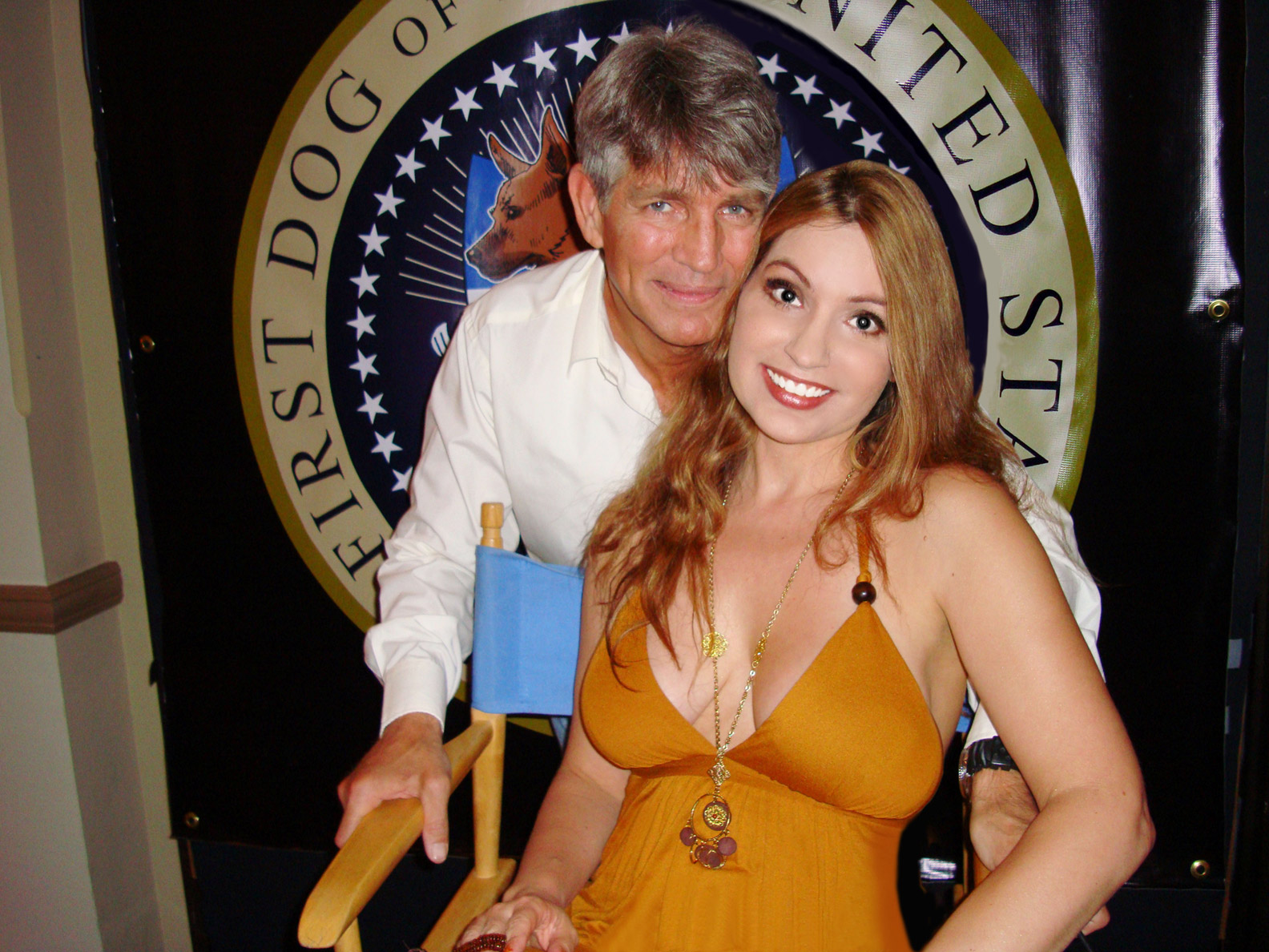 Eric Roberts and Meadow Williams