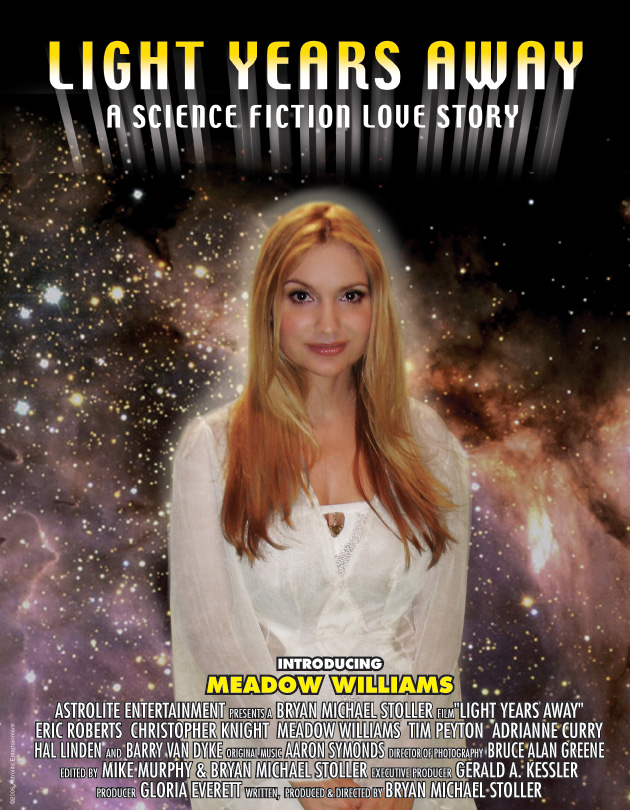 Meadow Williams starring in the romantic sci-fi Light Years Away Movie