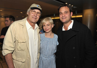 Chevy Chase, Michelle Williams and Jamie Patricof at event of Blue Valentine (2010)