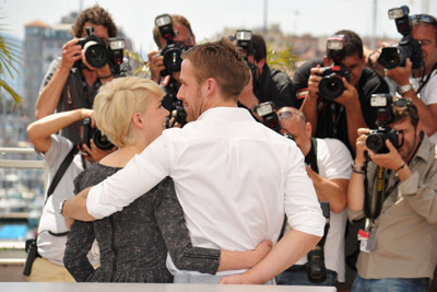 Actors Ryan Gosling and Michelle Williams attend the 'Blue Valentine' Photo Call held at the Palais des Festivals during the 63rd Annual International Cannes Film Festival on May 18, 2010 in Cannes, France.