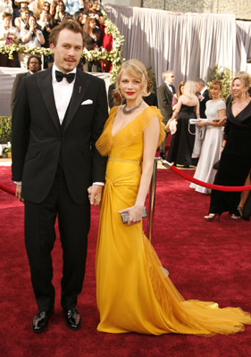 Heath Ledger and Michelle Williams at event of The 78th Annual Academy Awards (2006)