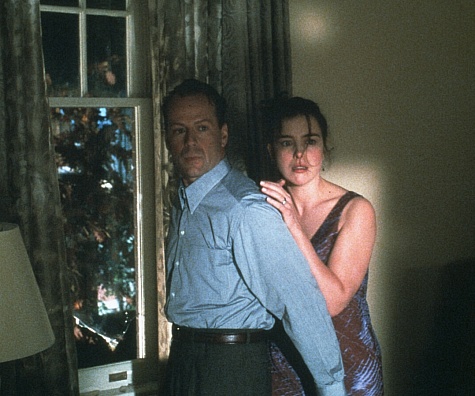 Still of Bruce Willis and Olivia Williams in Sestasis jausmas (1999)