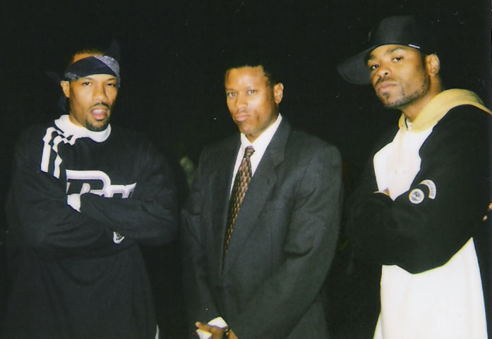 Method Man, Raymond and Redman on set of the Method & Red Show