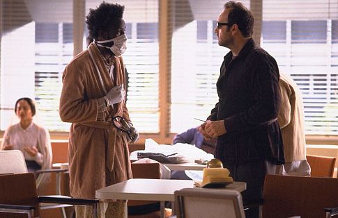 Still of Kevin Spacey and Saul Williams in K-PAX (2001)