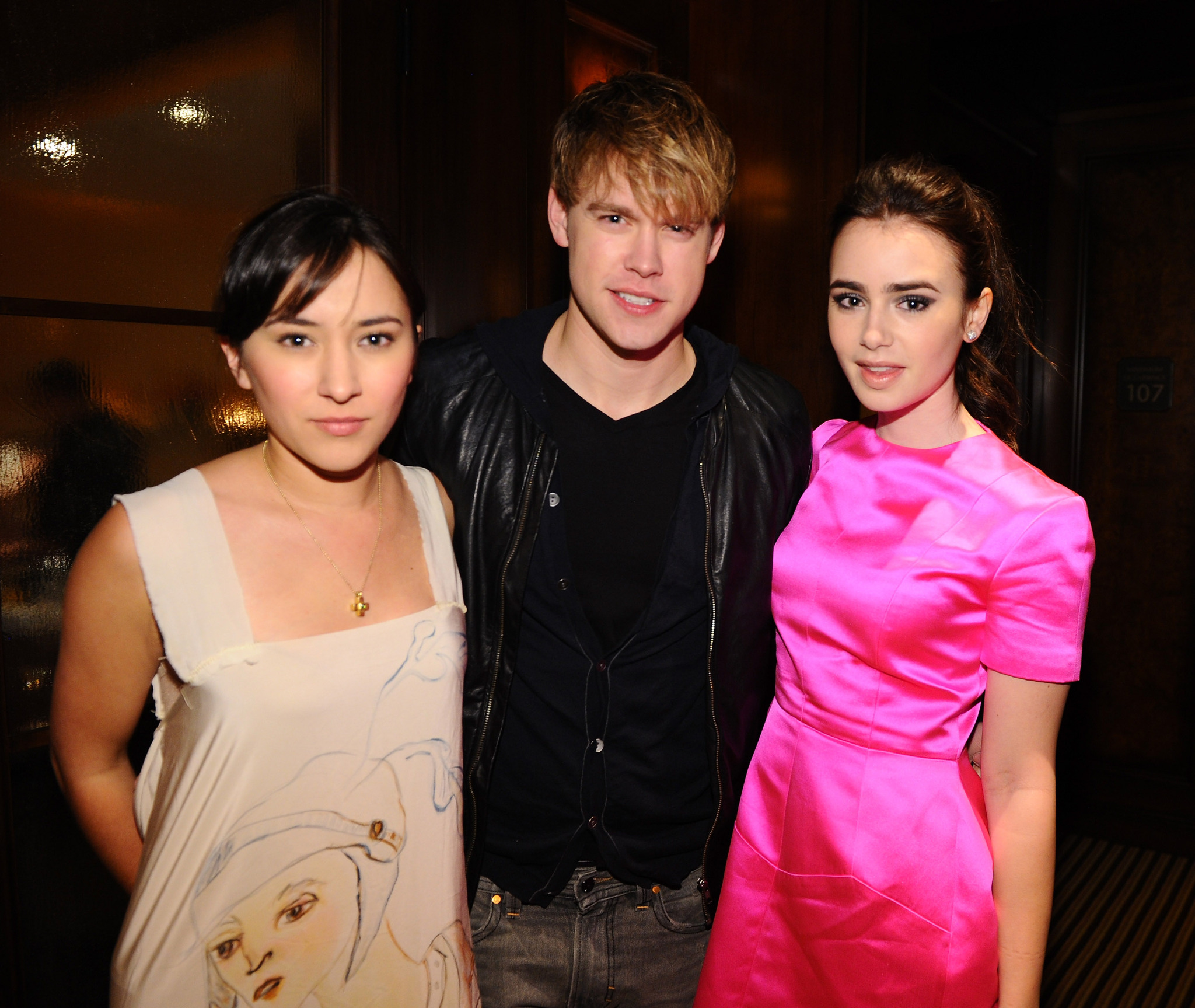 Zelda Williams, Lily Collins and Chord Overstreet