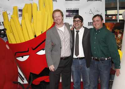 Matt Maiellaro, Dave Willis and Dana Snyder at event of Aqua Teen Hunger Force Colon Movie Film for Theaters (2007)
