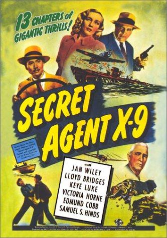 Samuel S. Hinds, Cy Kendall, Keye Luke and Jan Wiley in Secret Agent X-9 (1945)