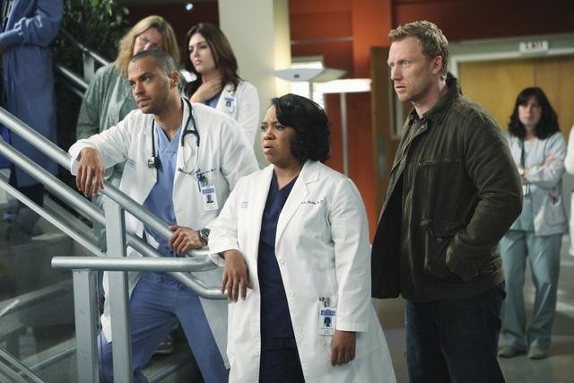 Still of Kevin McKidd and Chandra Wilson in Grei anatomija (2005)