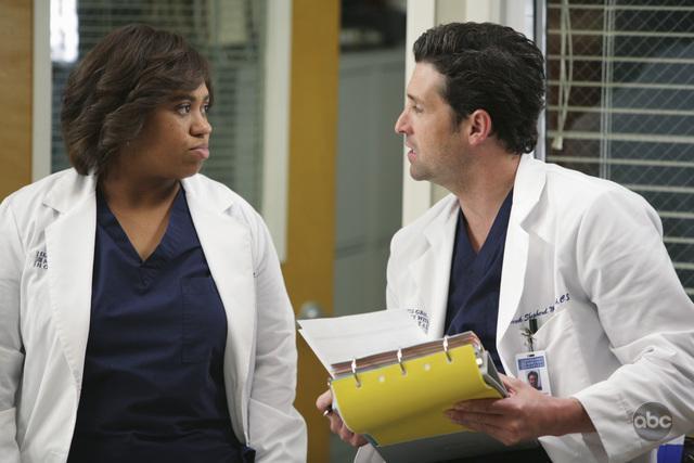 Still of Patrick Dempsey and Chandra Wilson in Grei anatomija (2005)