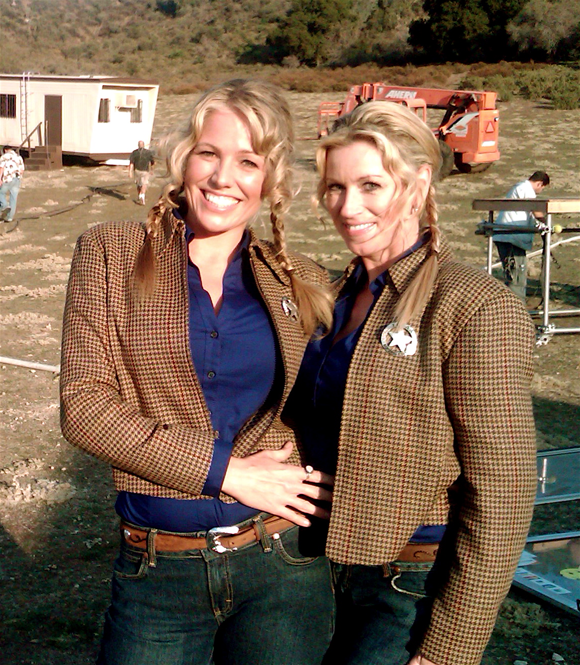 Doing stunts for the beautiful Kate Luyben on the show Eagleheart. Daota Pictures/Conaco Productions...Watch for it 2010!