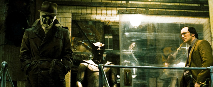 Still of Jackie Earle Haley and Patrick Wilson in Watchmen (2009)