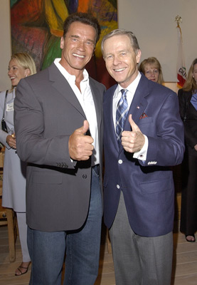 Arnold Schwarzenegger and Pete Wilson