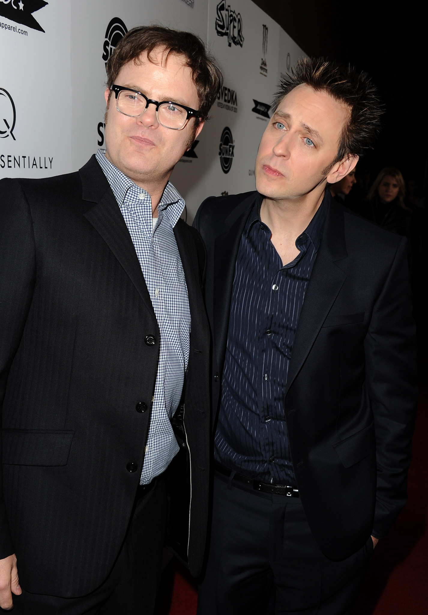 James Gunn and Rainn Wilson at event of Super (2010)