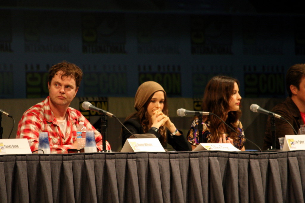 Liv Tyler, Ellen Page and Rainn Wilson