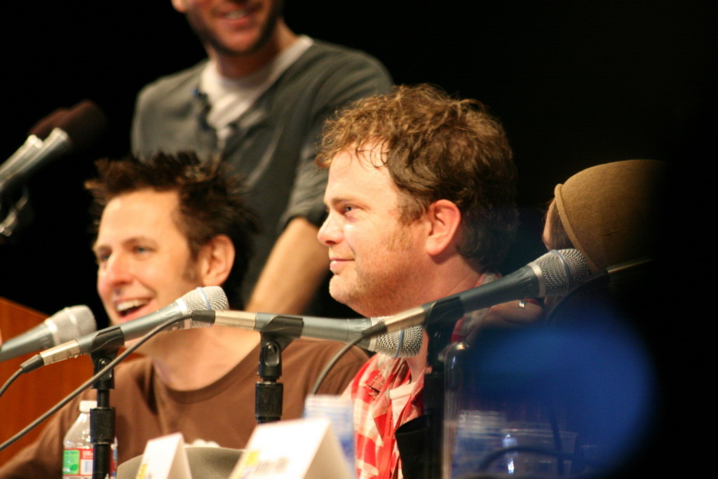 Liv Tyler, James Gunn and Rainn Wilson at event of Super (2010)