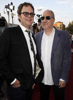 Pete Townshend and Rainn Wilson