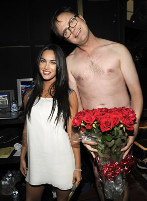 Rainn Wilson and Megan Fox at event of 2008 MTV Movie Awards (2008)