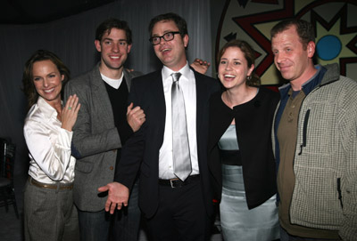 Melora Hardin, Jenna Fischer, Paul Lieberstein, Rainn Wilson and John Krasinski at event of The Last Mimzy (2007)