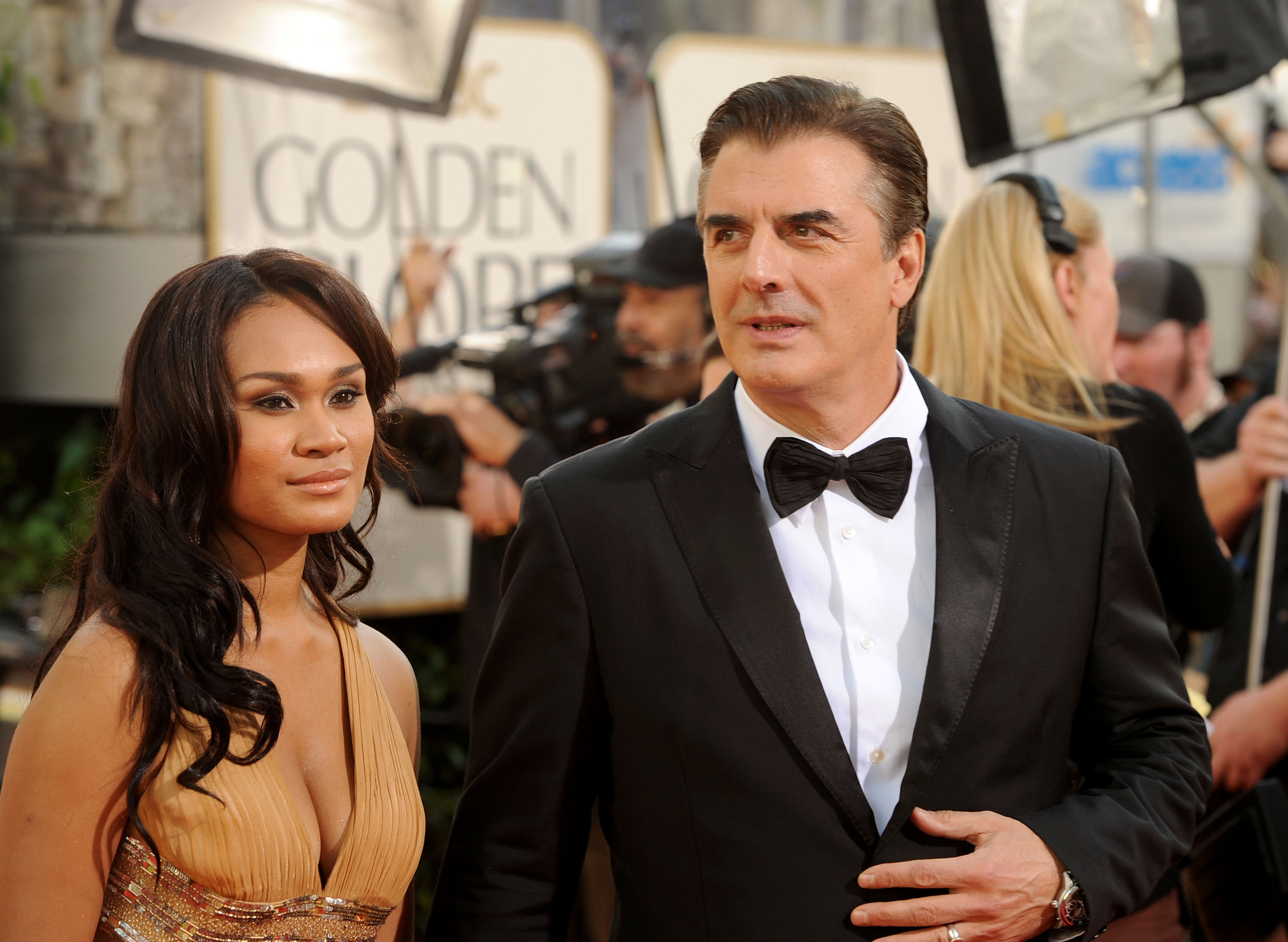 Chris Noth and Tara Wilson