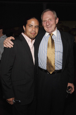 George Leach and Simon Wincer at event of Into the West (2005)