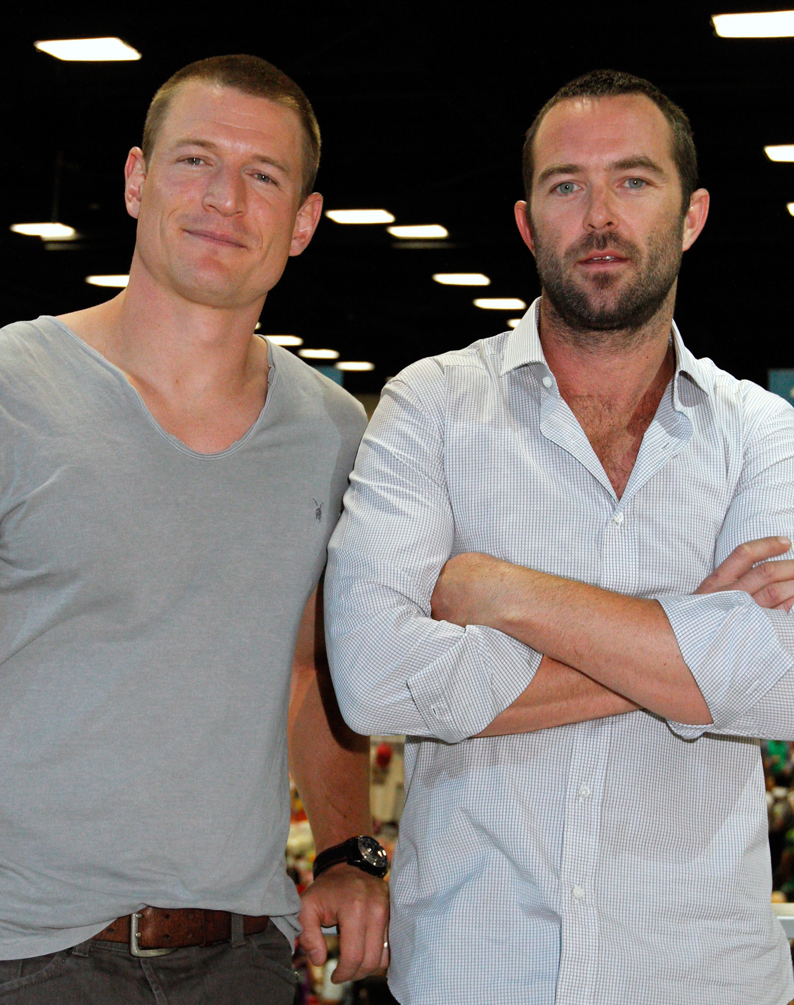 Sullivan Stapleton and Philip Winchester at event of Strike Back (2010)