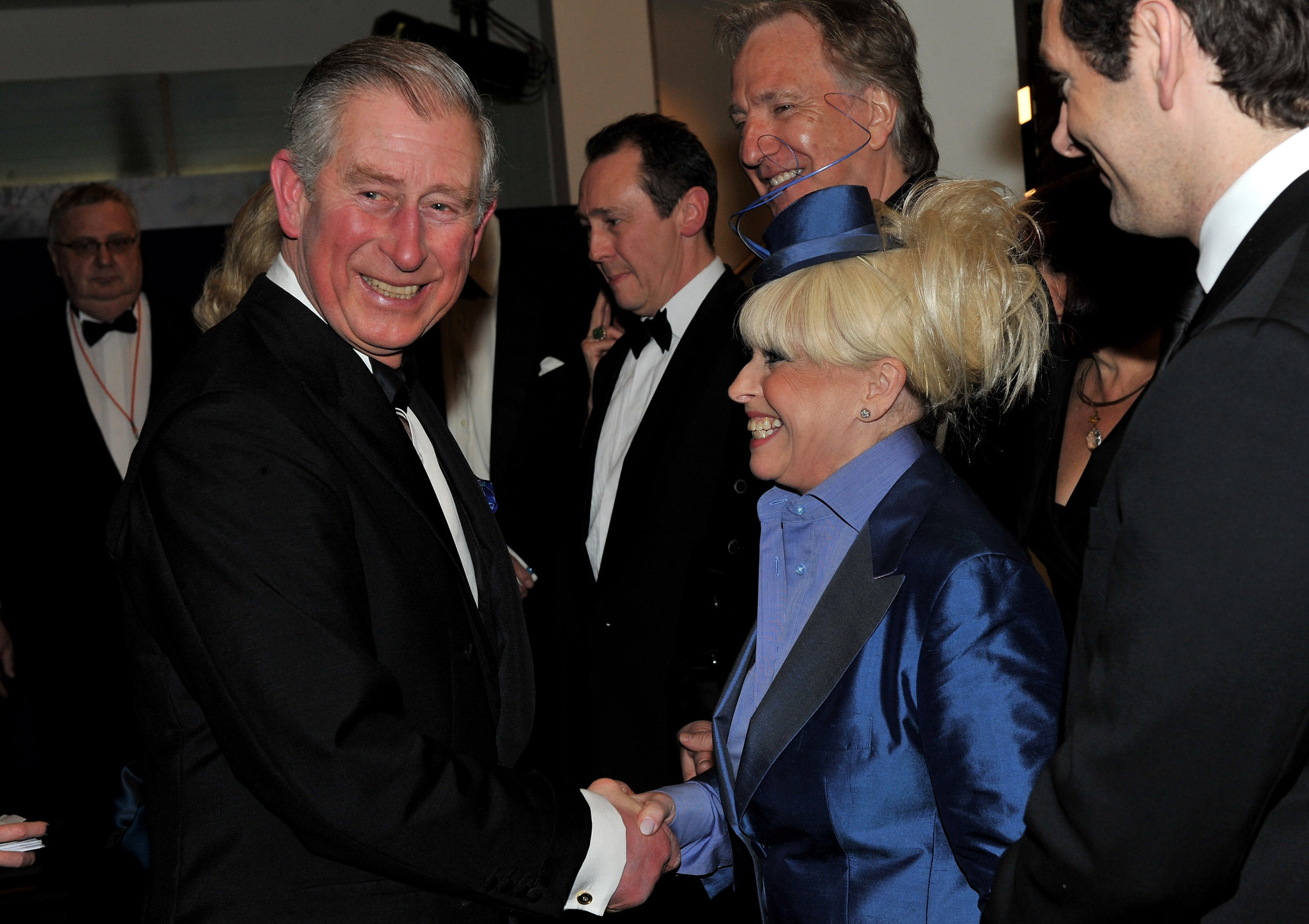 Prince Charles and Barbara Windsor at event of Alisa stebuklu salyje (2010)
