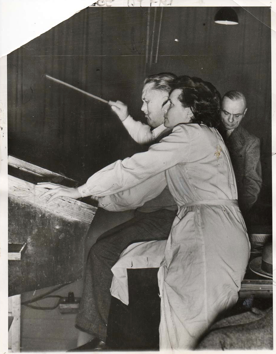 Leni Riefenstahl and Herbert Windt