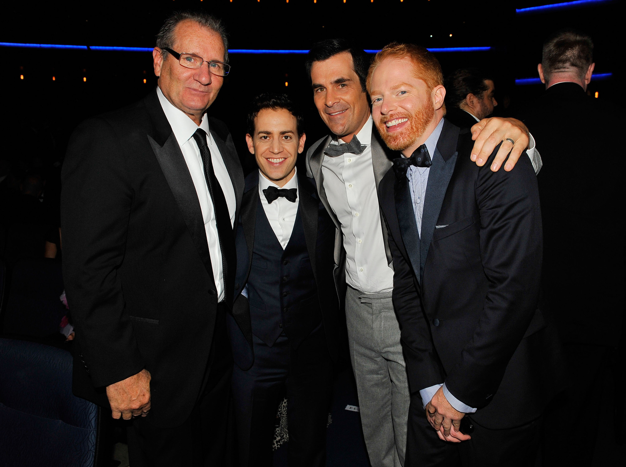 Ty Burrell, Jesse Tyler Ferguson, Ed O'Neill and Jason Winer