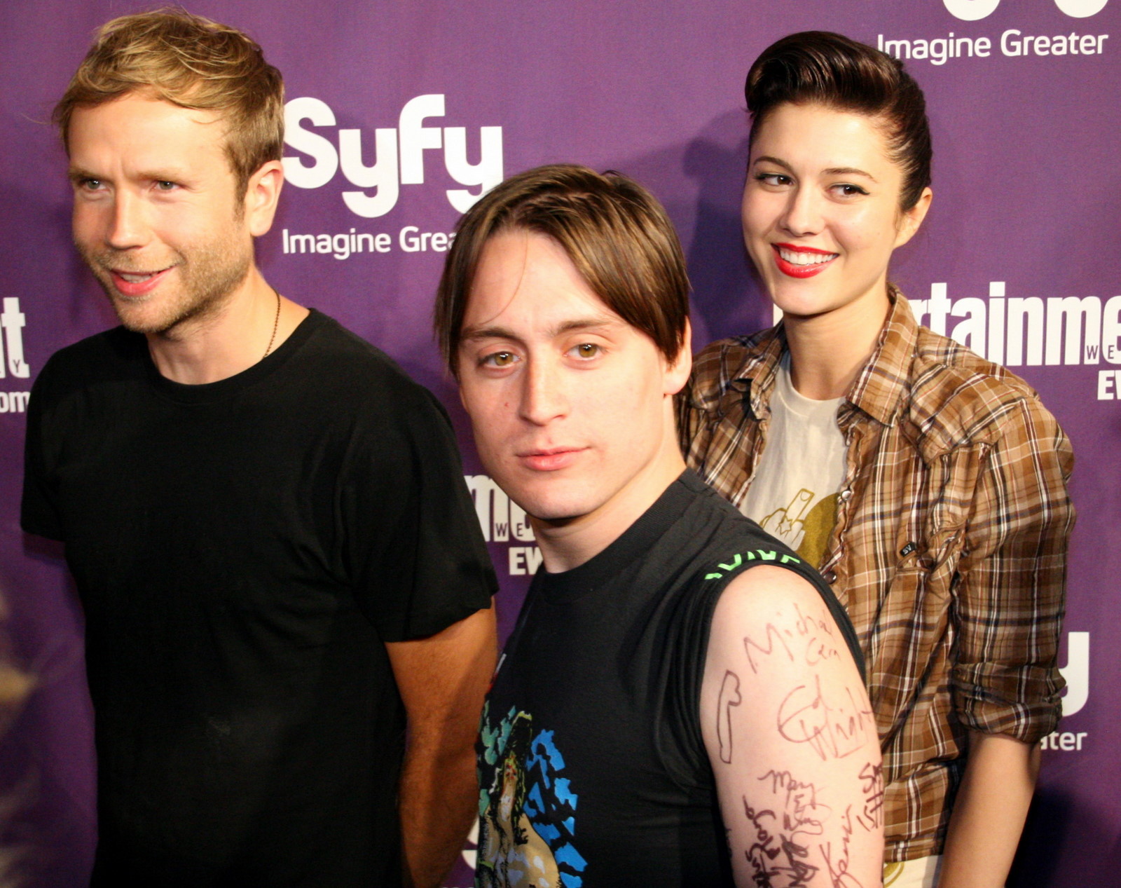 Kieran Culkin, Mark Webber and Mary Elizabeth Winstead