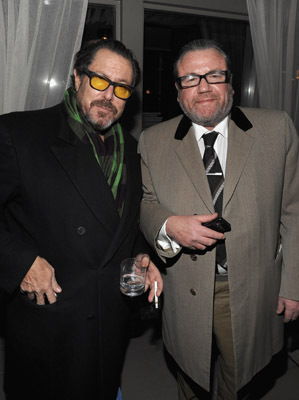 Julian Schnabel and Ray Winstone at event of The Wrestler (2008)