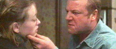 The War Zone: Lara Belmont, Ray Winstone face off in an intense moment.
