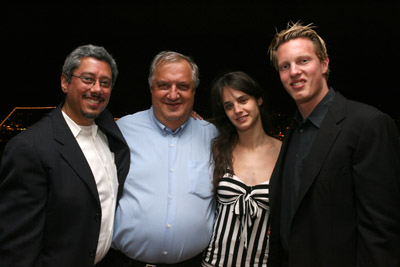 Dean Devlin, Jennifer Decker, Werner Wirsing and David Ellison at event of Flyboys (2006)