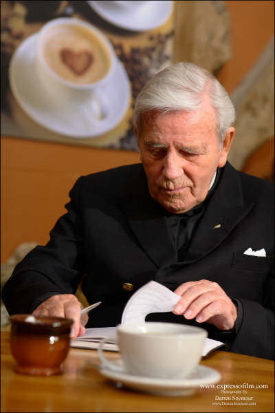 Norman Wisdom playing the part of the vicar in the 2007 film Expresso.