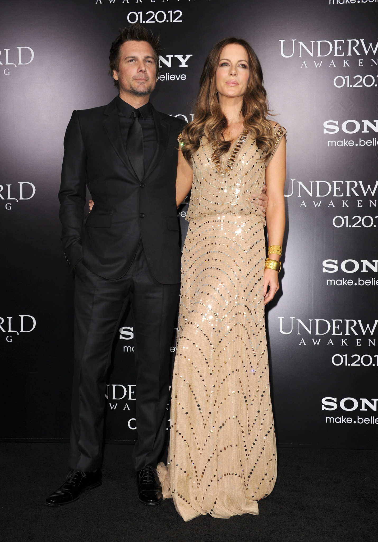 Kate Beckinsale and Len Wiseman at event of Kitas pasaulis 4. Pabudimas (2012)