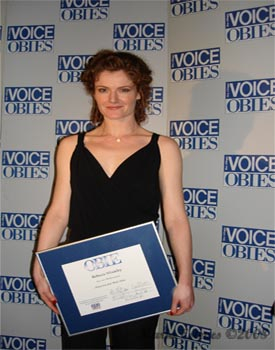 Wisocky wins 2008 OBIE Award for AMAZONS AND THEIR MEN Off-Broadway.