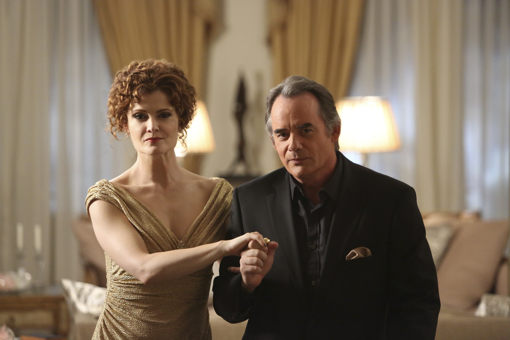 Still of Tom Irwin and Rebecca Wisocky in Devious Maids (2013)