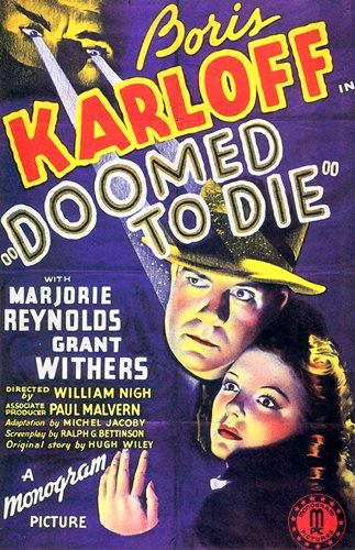 Marjorie Reynolds and Grant Withers in Doomed to Die (1940)