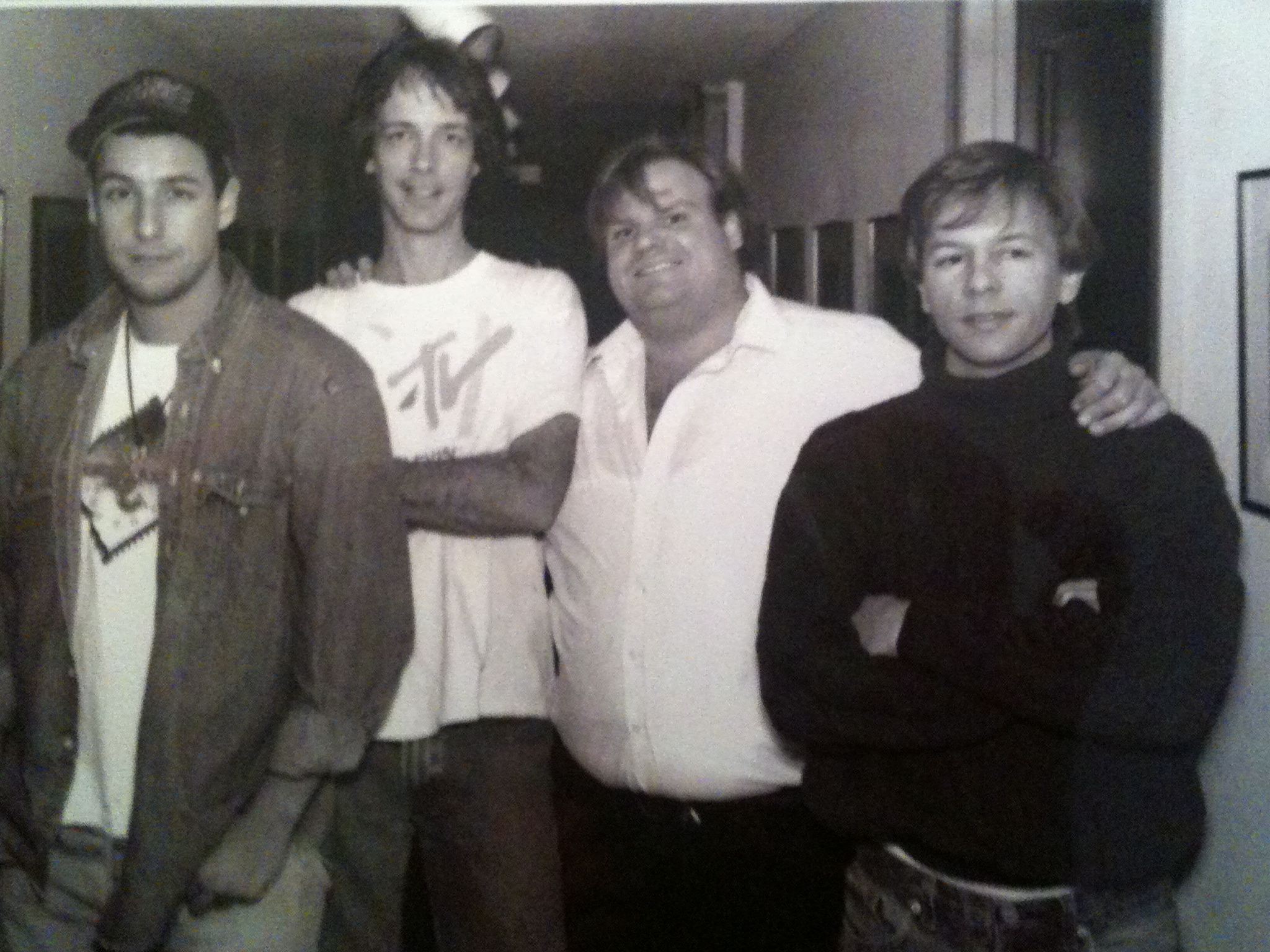 Adam Sandler, Fred Wolf, Chris Farley, David Spade; Saturday Night Live