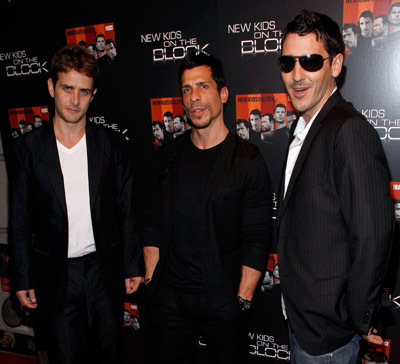 Joey McIntyre, Danny Wood and Jonathan Knight