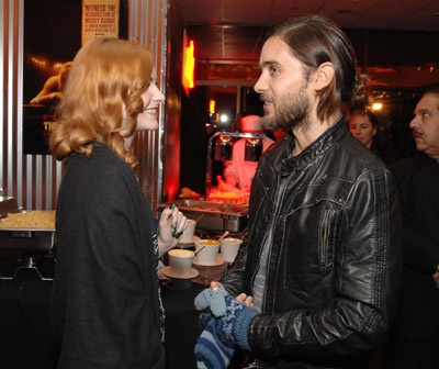 Jared Leto and Evan Rachel Wood at event of The Wrestler (2008)