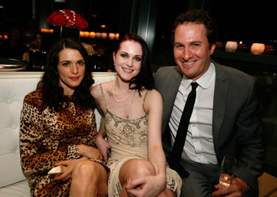 Rachel Weisz, Darren Aronofsky and Evan Rachel Wood at event of The Wrestler (2008)