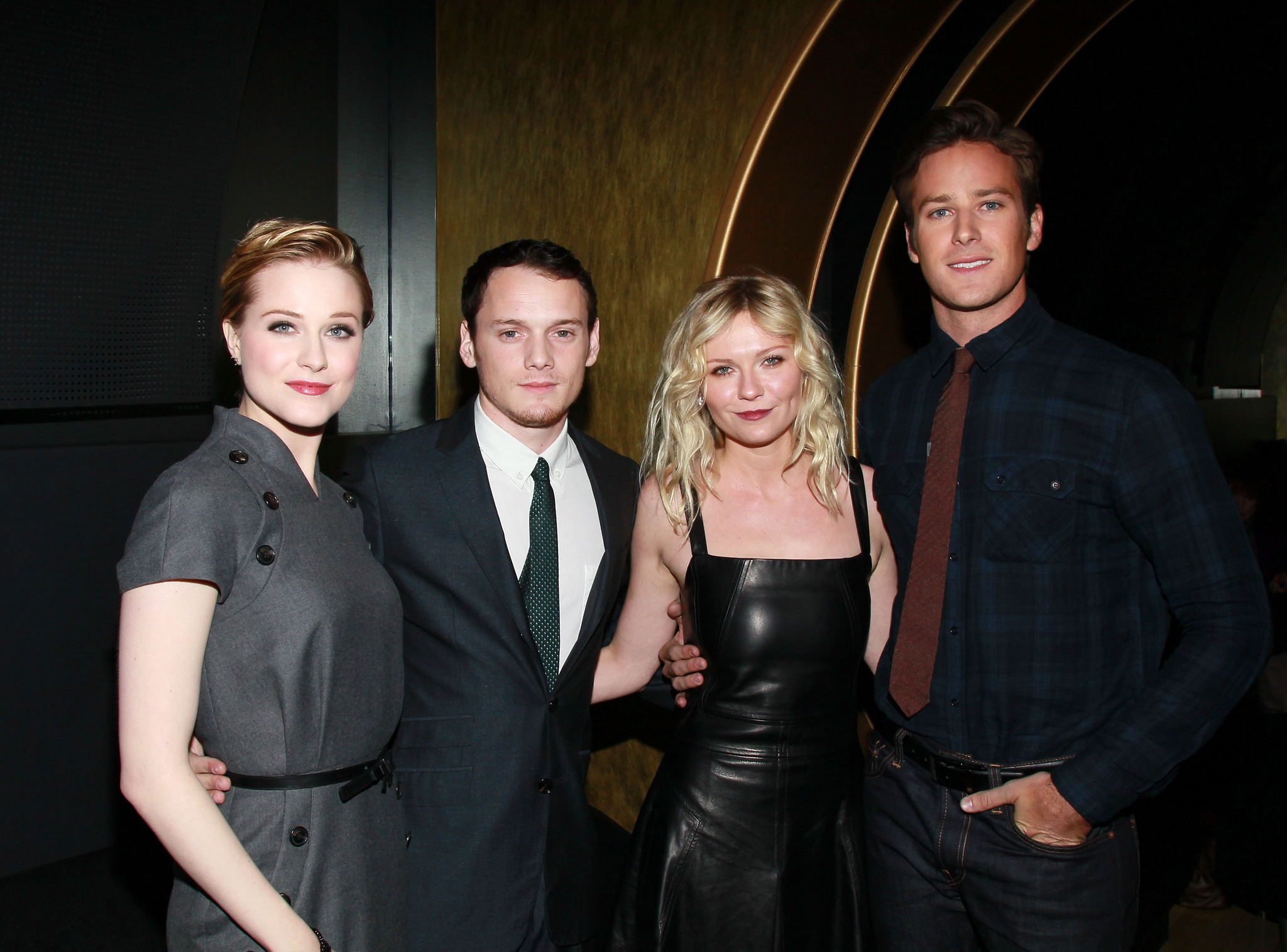 Kirsten Dunst, Evan Rachel Wood, Anton Yelchin and Armie Hammer