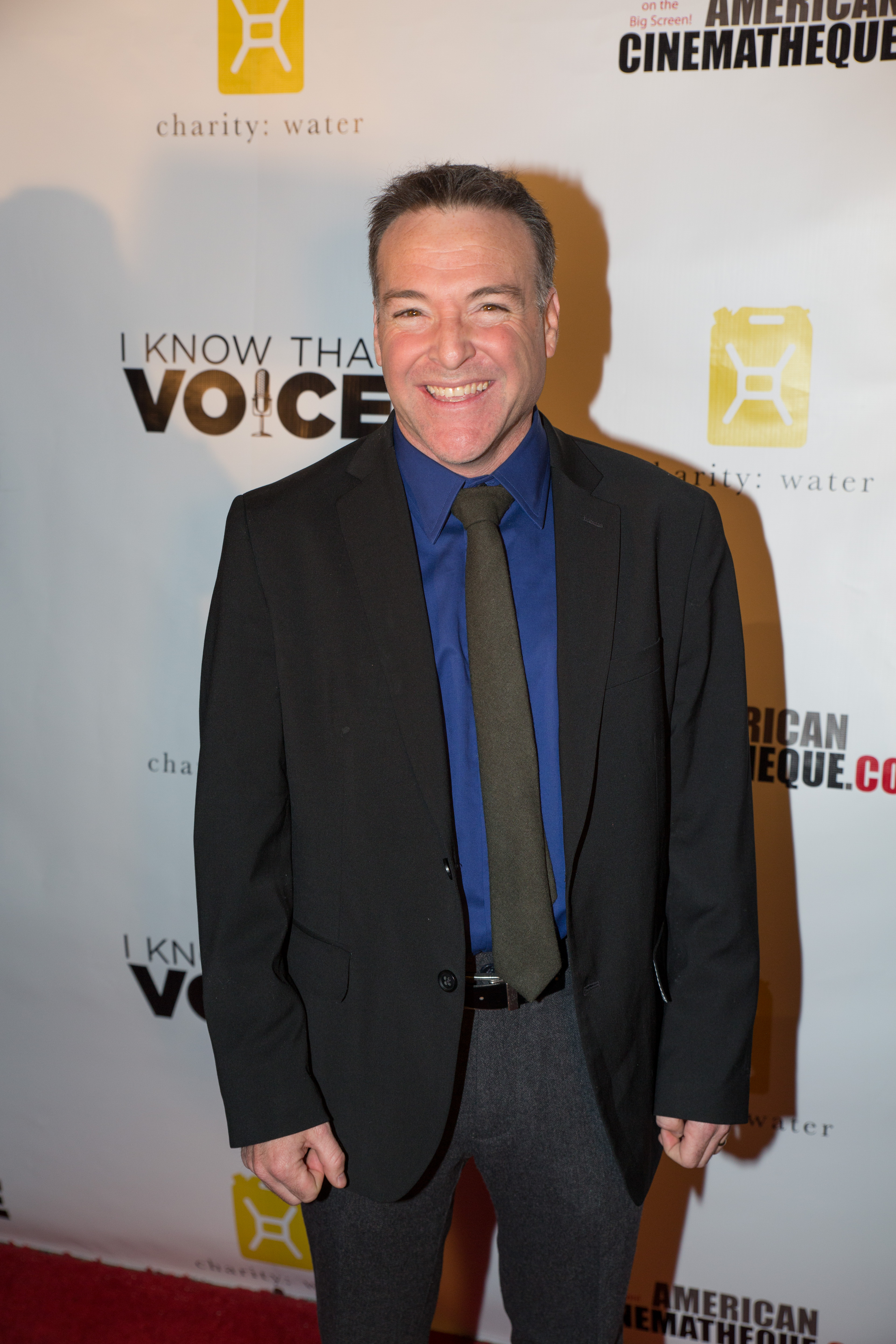 Richard Horvitz at the premier of I KNOW THAT VOICE. Richard appears in the documentary.